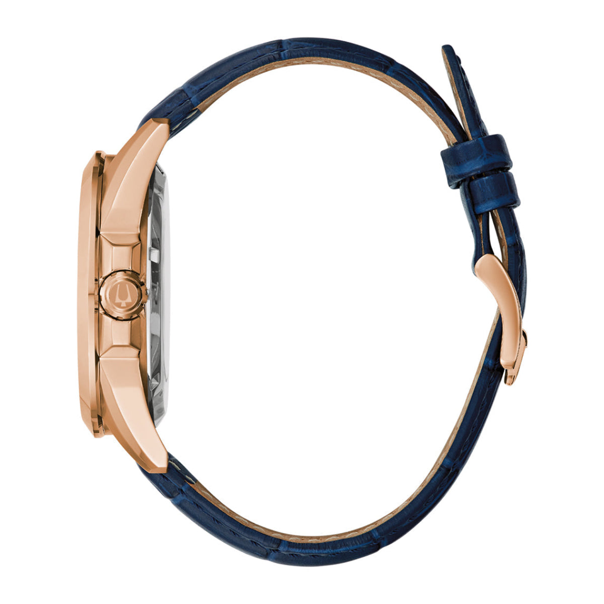 Bulova Sutton Classic Men's 43mm Strap Watch - Blue and Silver