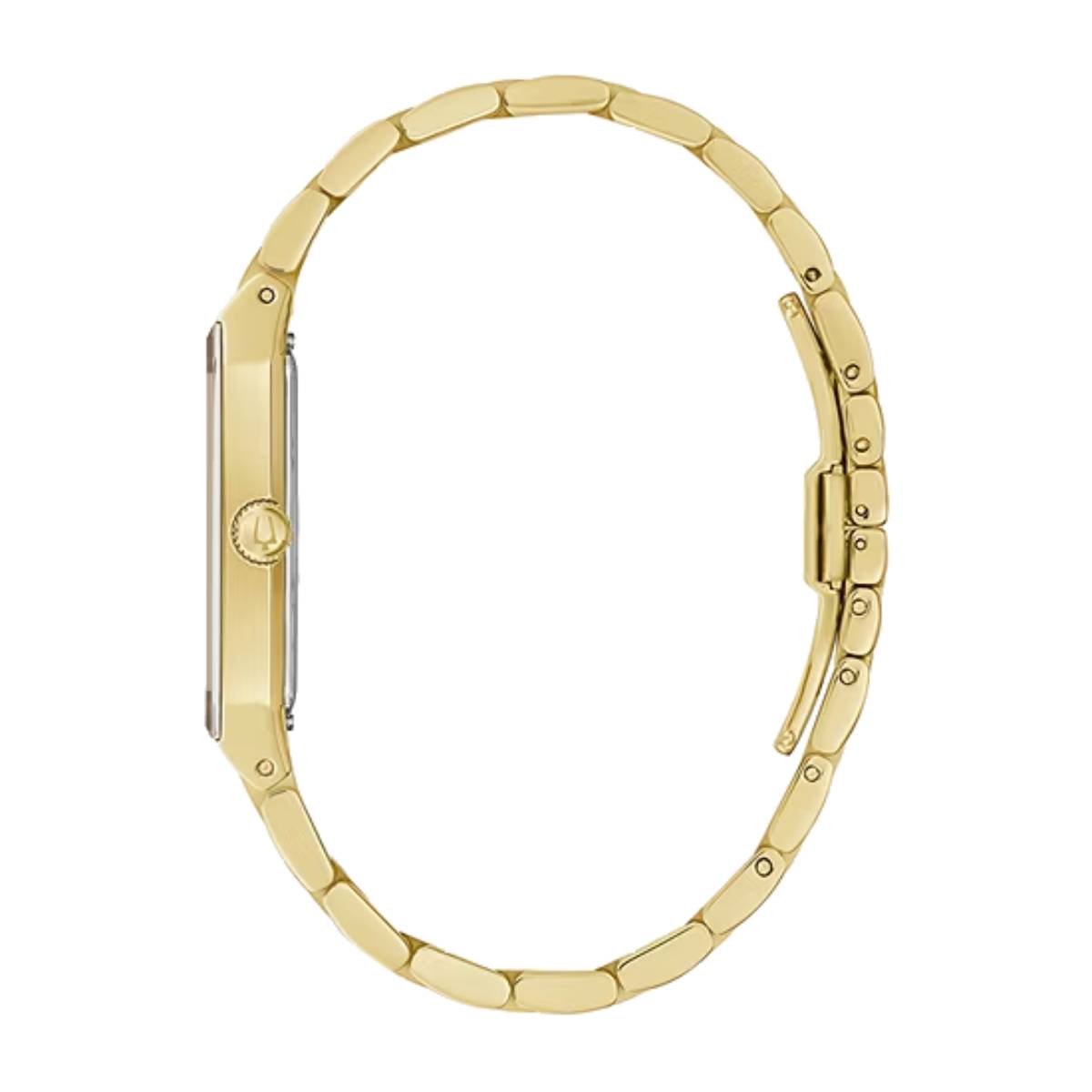 Bulova Our Lady Of Guadalupe Men's 31mm Bracelet Watch - Gold