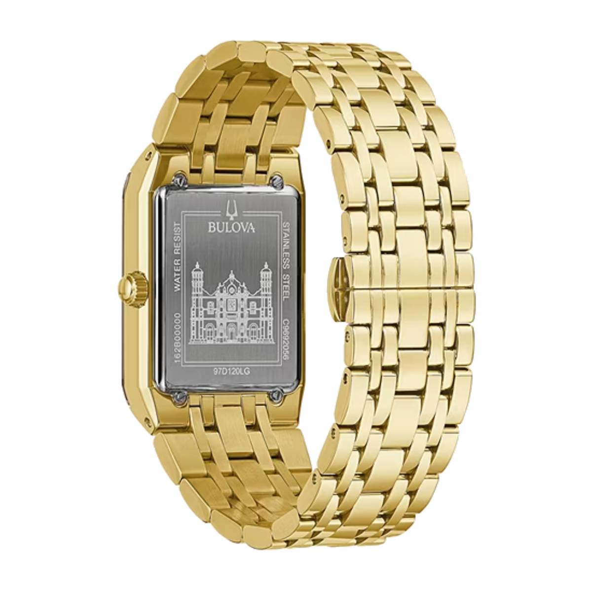 Bulova Our Lady Of Guadalupe Men's 31mm Bracelet Watch - Gold