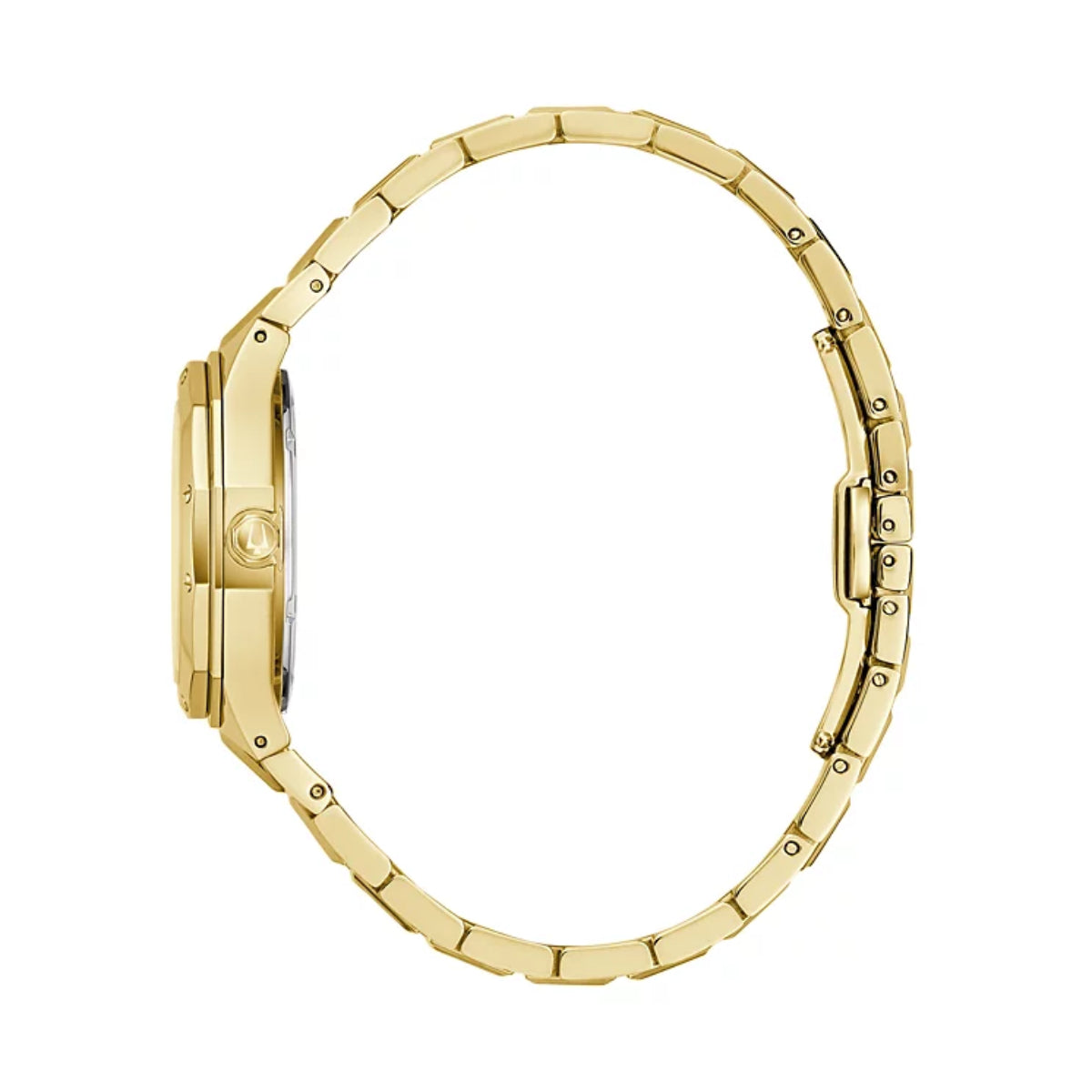 Bulova Prestige Women's 32mm Analog Gold Bracelet Watch - Pearl Dial