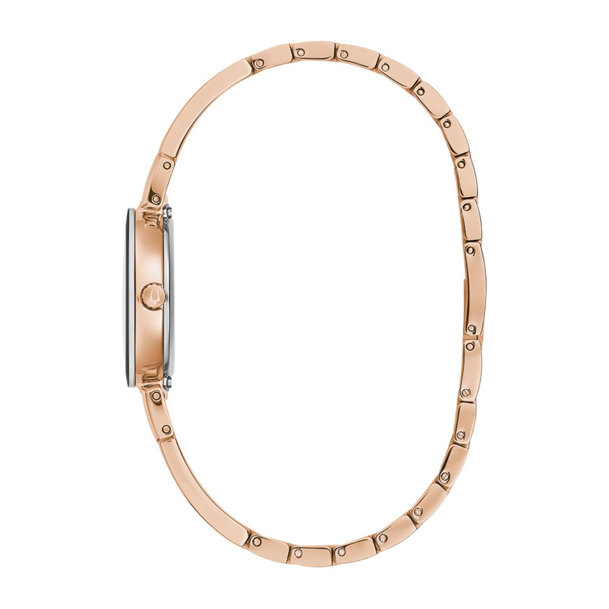 Bulova Modern Marc Anthony Women's 26mm Quartz Stainless Steel Bracelet Watch - Black Dial