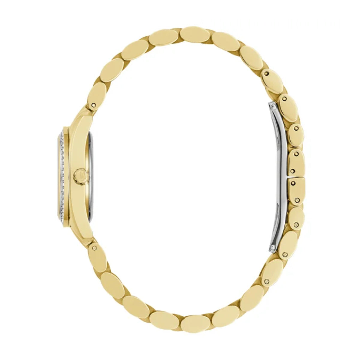 Bulova Classic Crystal Women's 23mm Analog Bracelet Watch - Gold