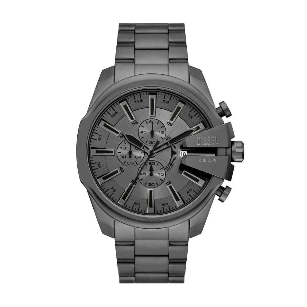 Diesel Mega Chief Men's 48mm Bracelet Watch - Gray