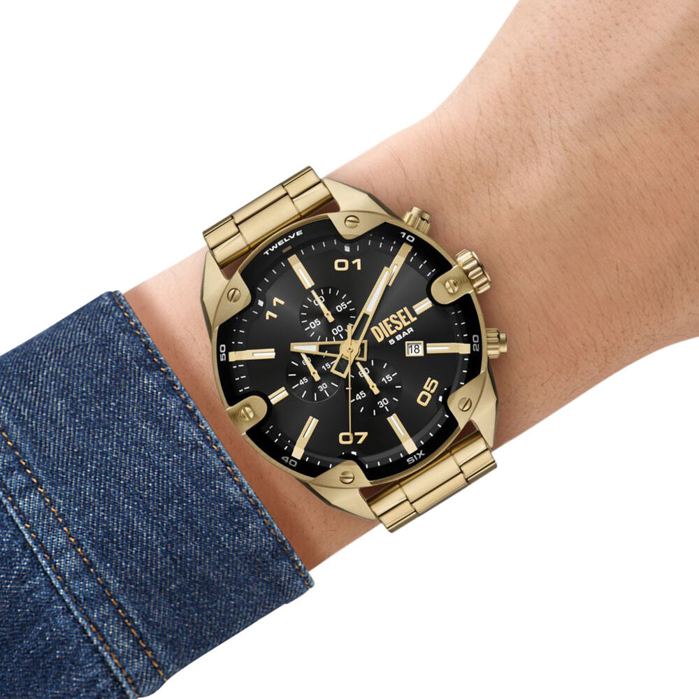 Diesel Spiked Men's 49mm Bracelet Watch