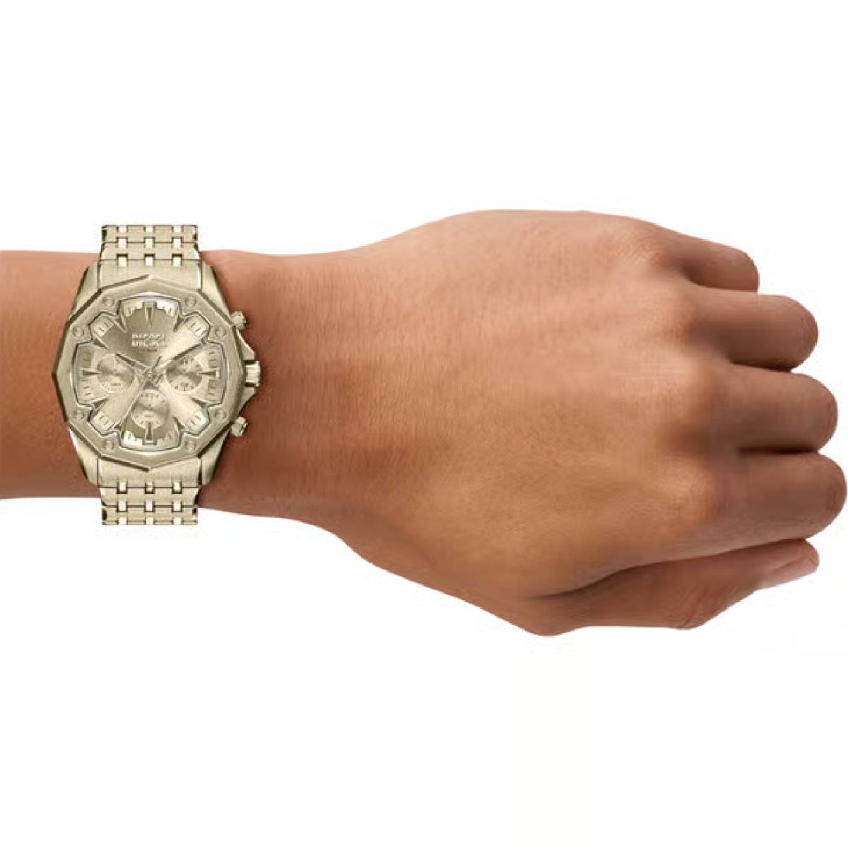 Diesel Stinger Men's 46mm Bracelet Watch - Gold Dial