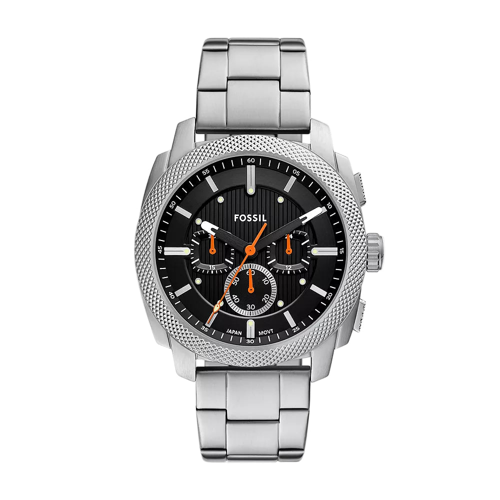 Fossil Men's 44mm Silver Bracelet Watch– Curacao