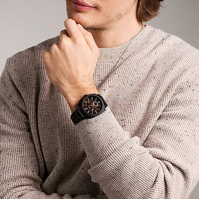 Fossil Machine Men's 44mm Bracelet Watch - Black