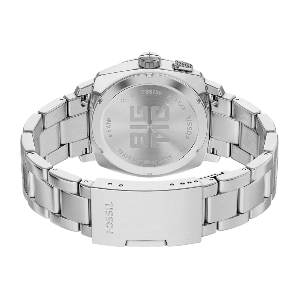 Fossil Machine Big Tic Men's 41mm Bracelet Watch - Black Dial