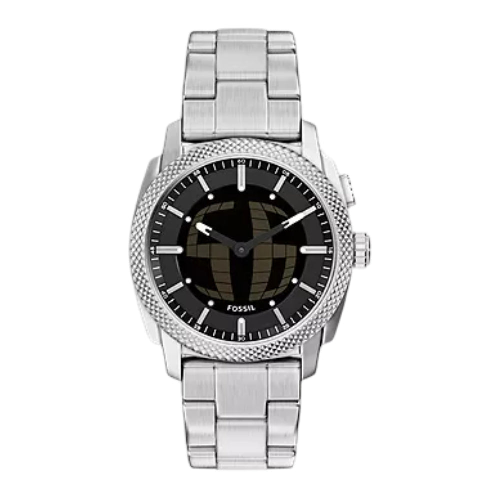 Fossil Machine Big Tic Men's 41mm Bracelet Watch - Black Dial