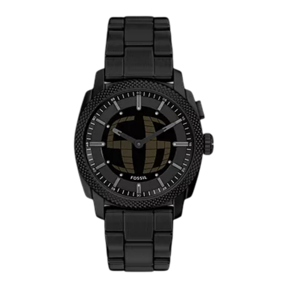 Fossil Machine Big Tic Men's 41mm Bracelet Watch - Black Dial