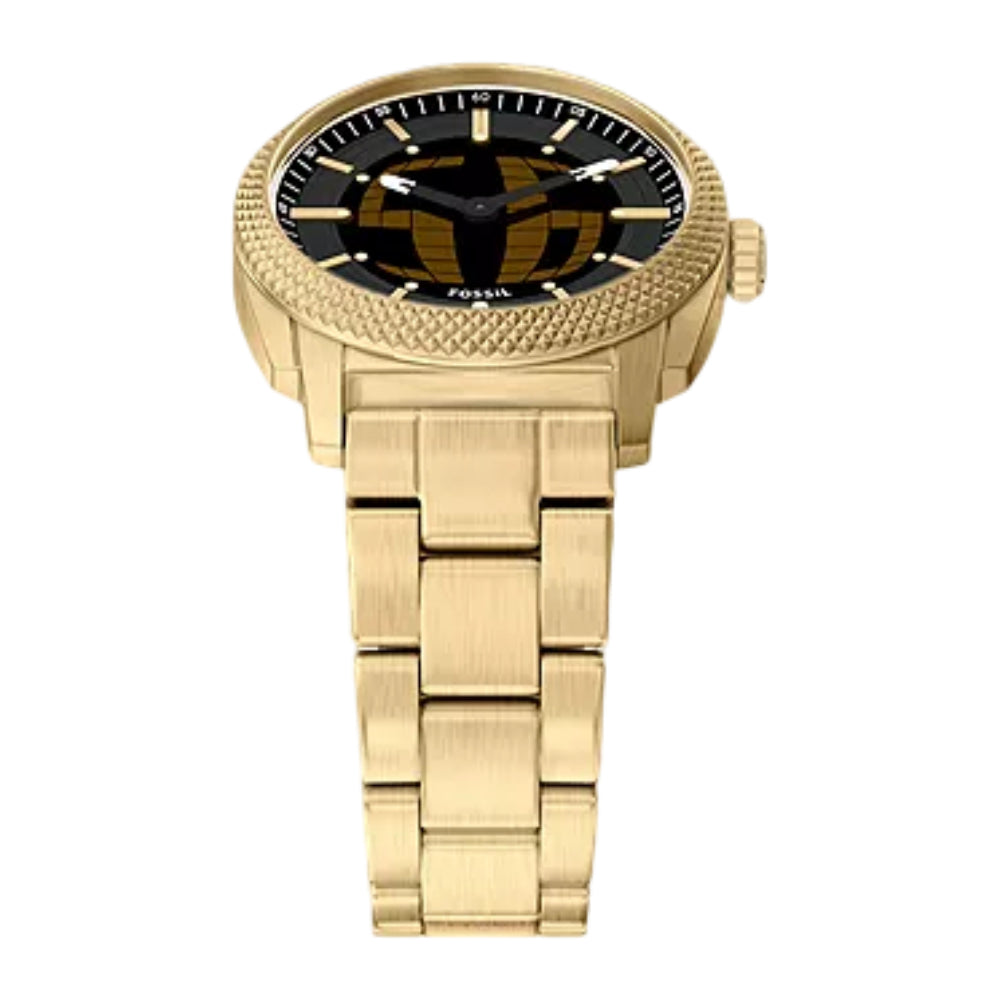 Fossil Machine Big Tic Men's 41mm Bracelet Watch - Black Dial