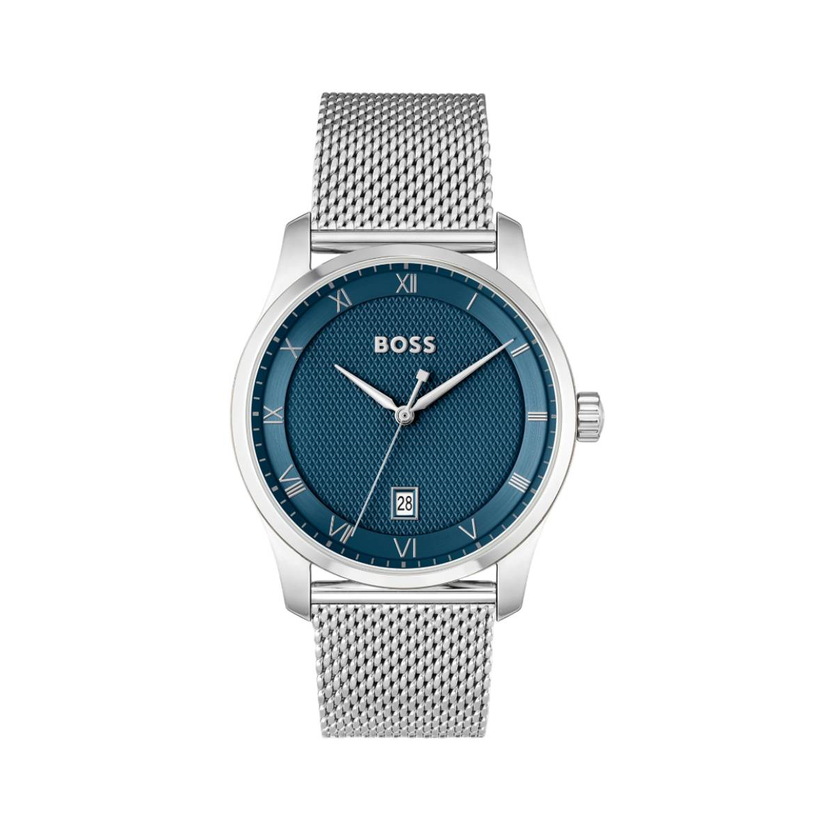 Hugo Boss Women's 41mm Silver Bracelet Watch - Blue Dial