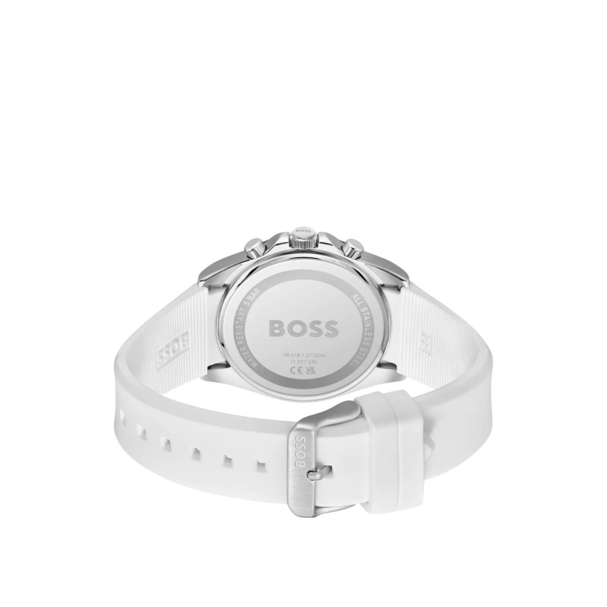 Hugo Boss Men's 41mm Chronograph Analog White Strap Watch - Blue Dial