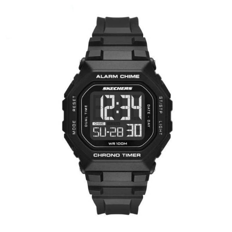 Skechers Men's 45mm Digital Strap Watch