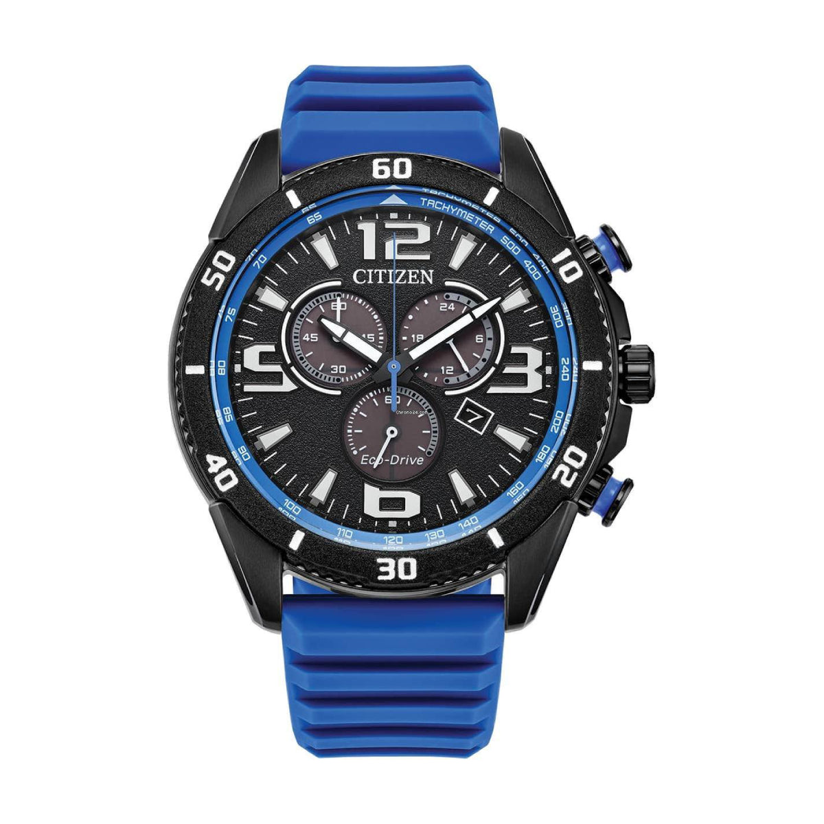 Citizen Eco-Drive Brycen Men's 44.8mm Blue Strap Analog Watch - Black Dial