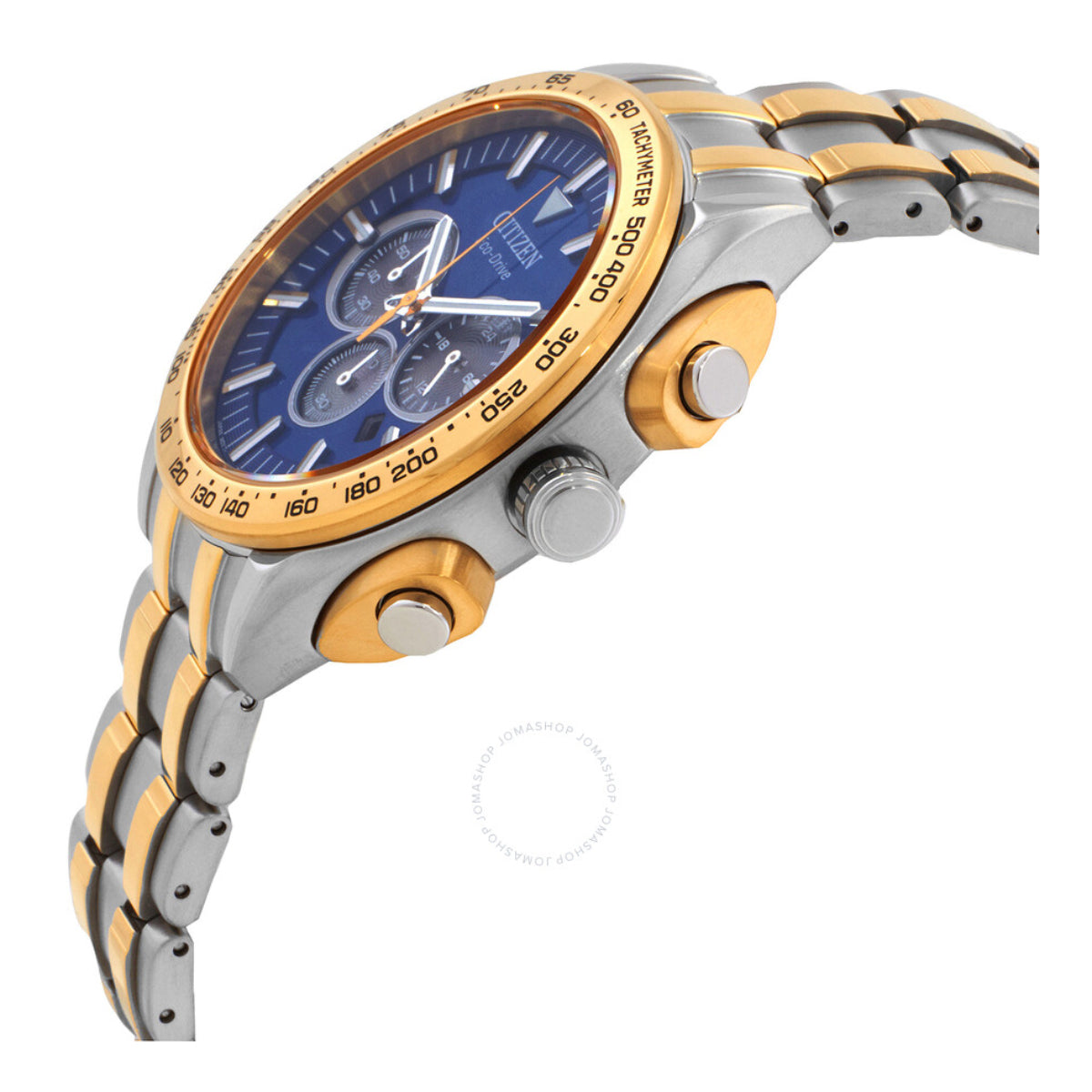 Citizen Eco-Drive Carson Men's 43mm Two-Tone Analog Bracelet Watch - Blue Dial