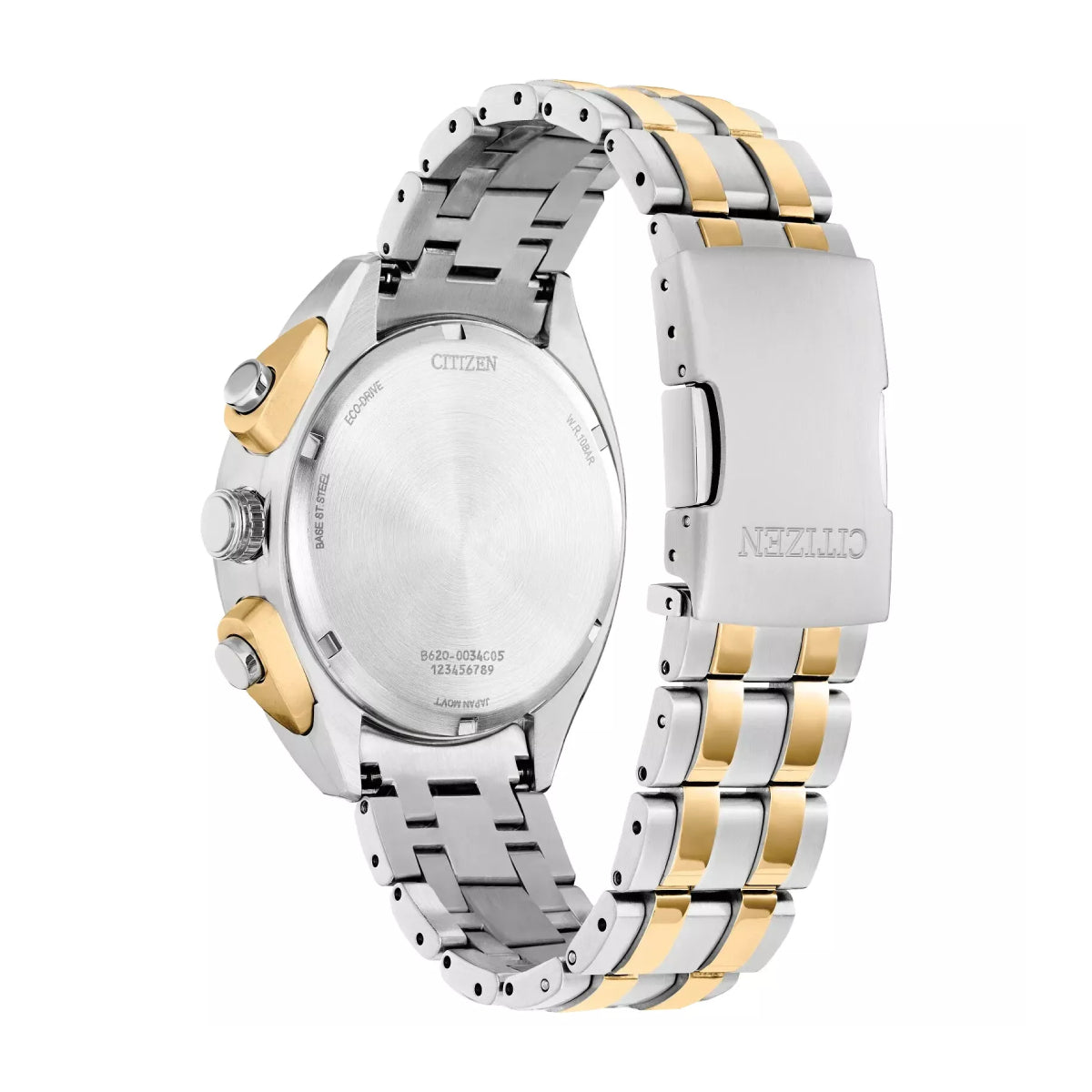 Citizen Eco-Drive Carson Men's 43mm Two-Tone Analog Bracelet Watch - Blue Dial