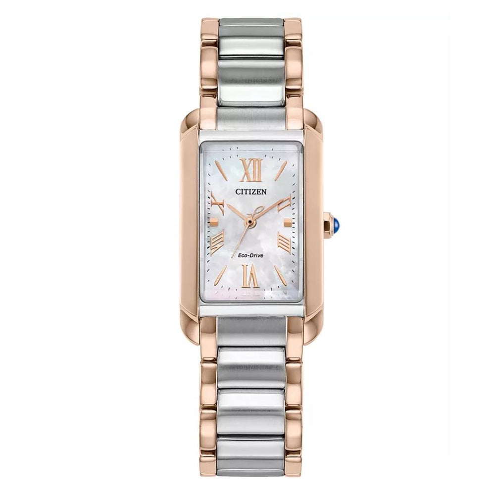 Citizen L Bianca Women's 32.4mm Two-Tone Bracelet Watch - White Dial