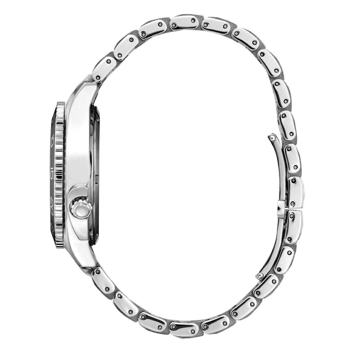 Reloj Citizen Carson Eco Drive Ring de acero inoxidable con esfera azul de 35 mm para mujer