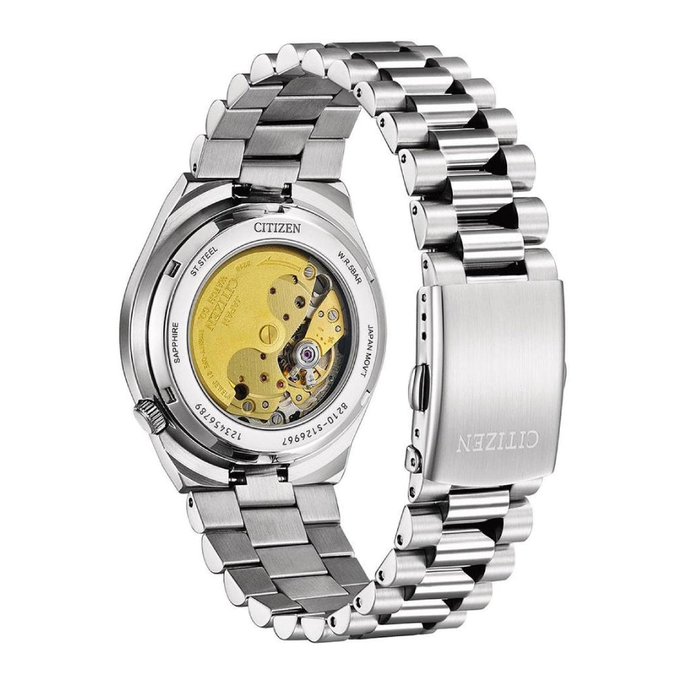 Citizen Tsuyosa Men's 40mm Silver Bracelet Watch - Red Dial