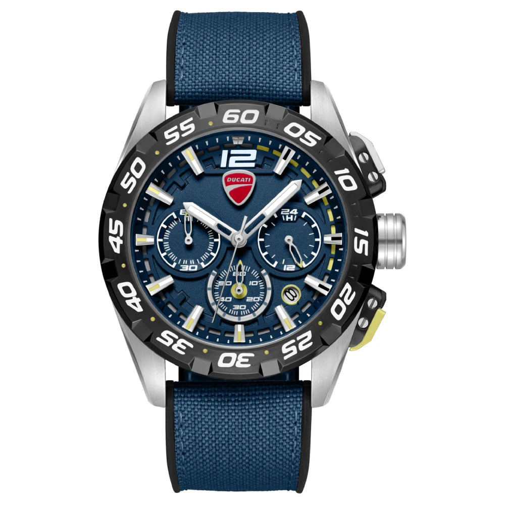 Ducati Corse DT012 Men's 42mm Strap Watch - Blue