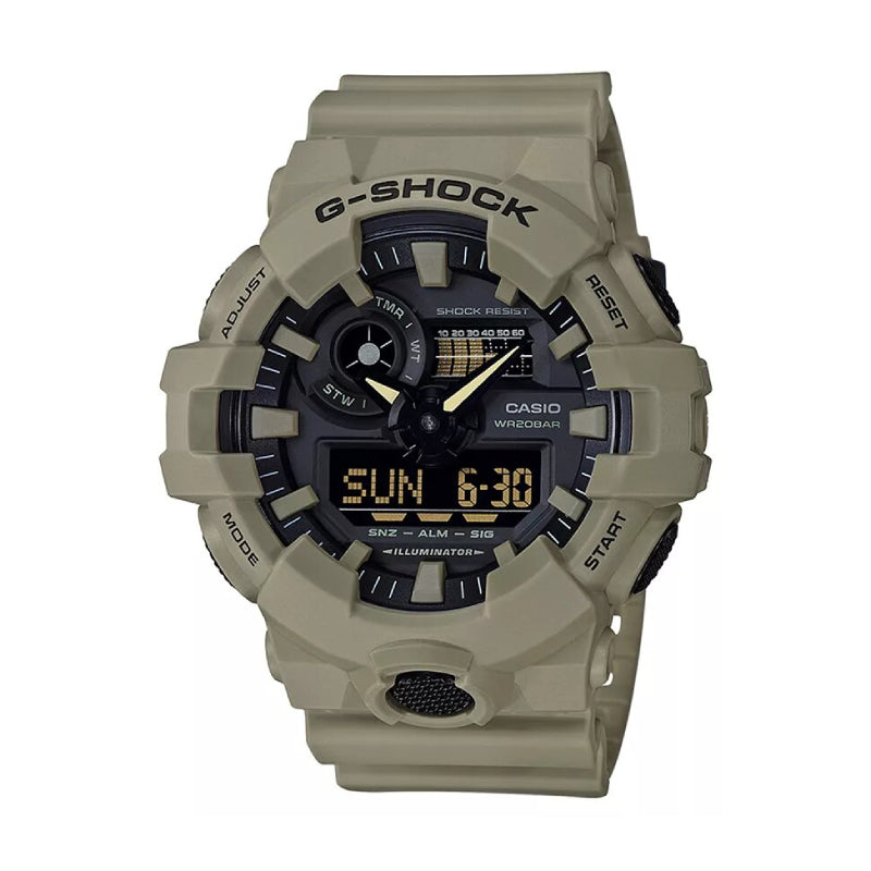 Casio G-Shock Men's 53mm Quartz Digital Resin Strap Watch - Black Dial