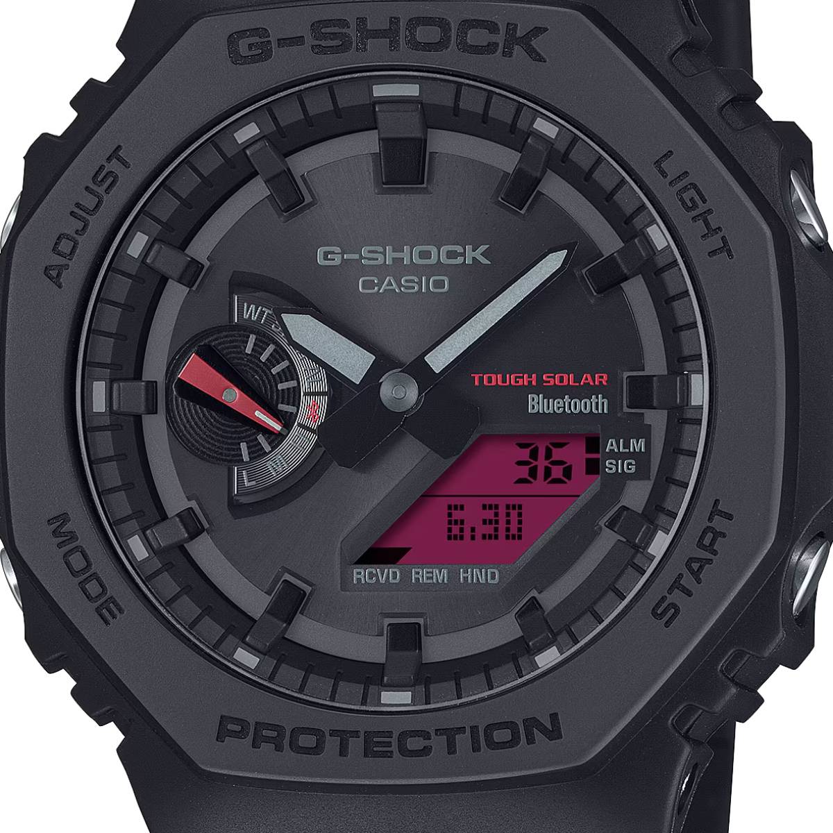Casio G-Shock Men's 45.4mm Ana Digi Strap Watch - Black