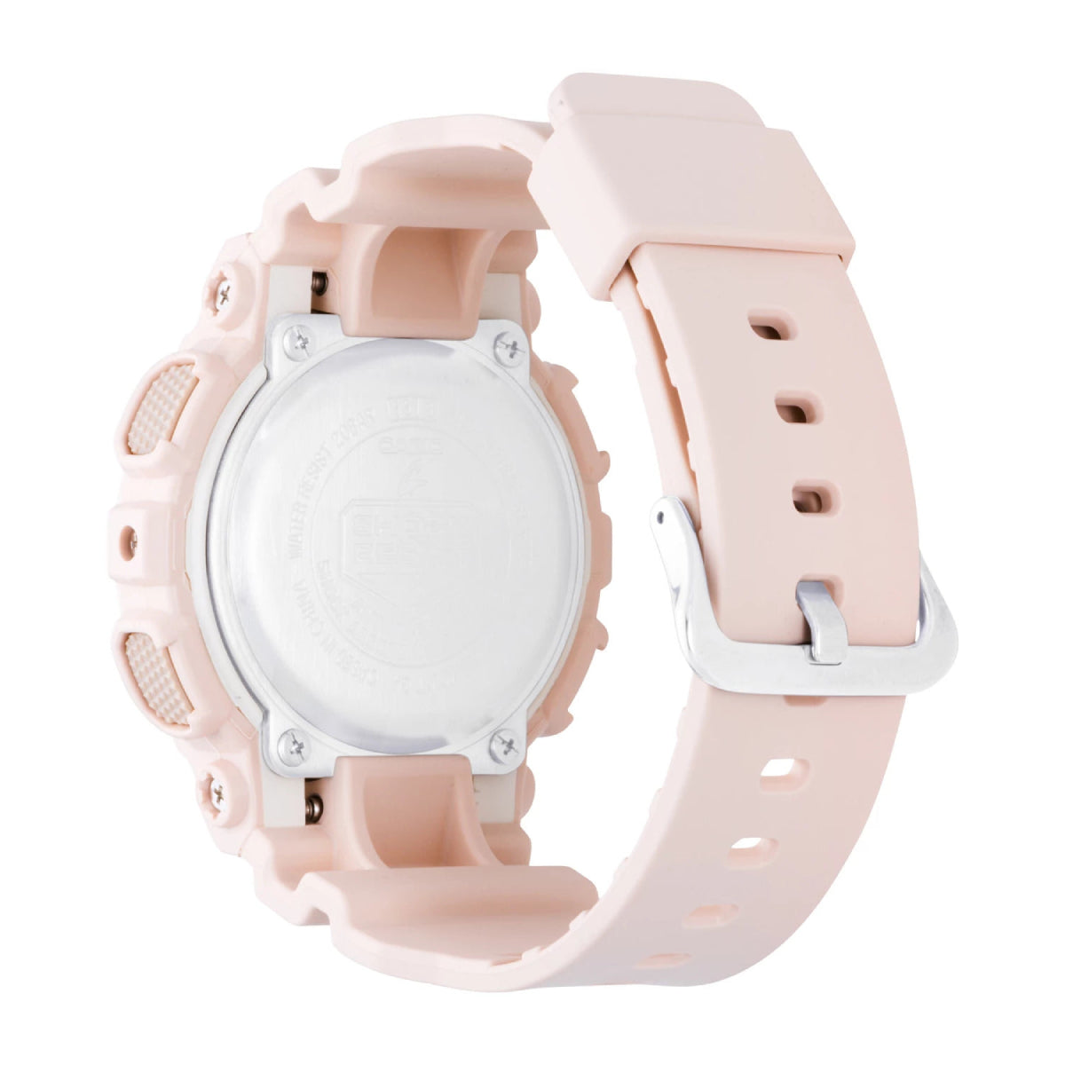 Casio G-Shock Women's 49mm Quartz Digital Analog Pink Resin Strap Watch -