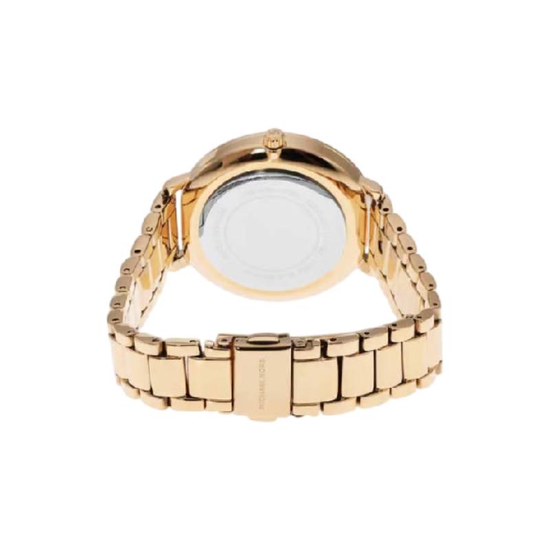 Michael Kors Pyper Women's 38mm Quartz Gold Bracelet Watch - White Dial
