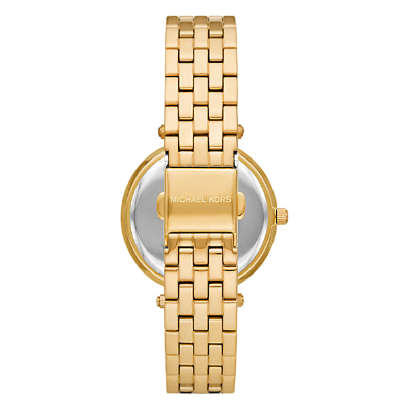 Michael Kors Mini Darci Pave Women's 34mm Analog Bracelet Watch - Gold