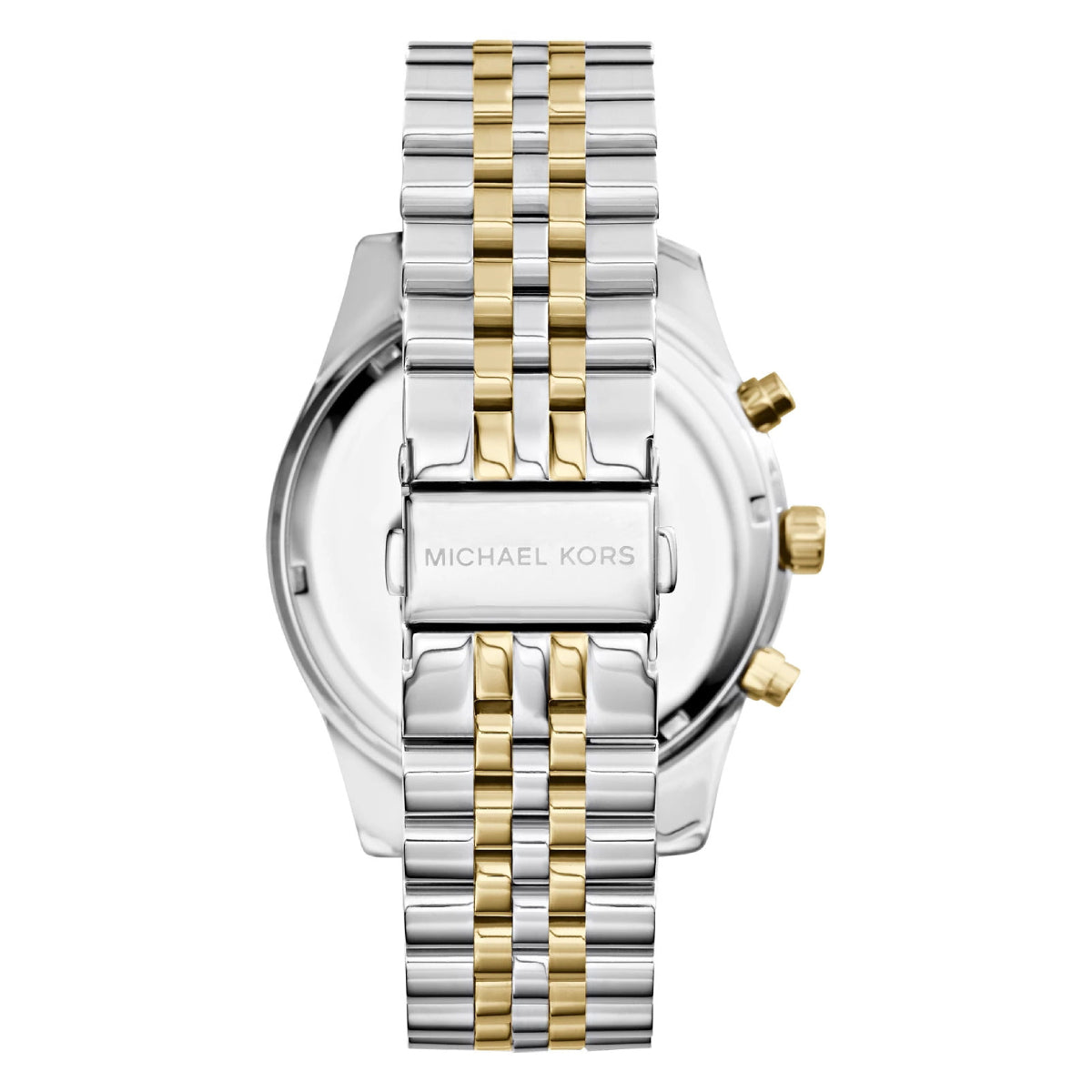 Michael Kors Lexington Men's Silver and Gold-Tone Watch