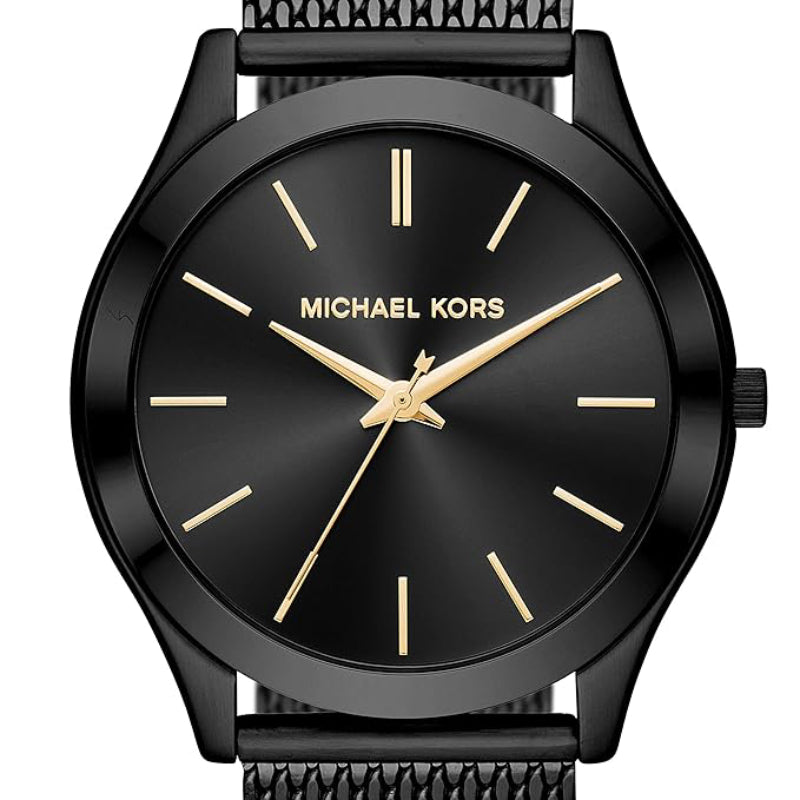 Michael Kors Slim Runway Men's 44mm Bracelet Watch - Black
