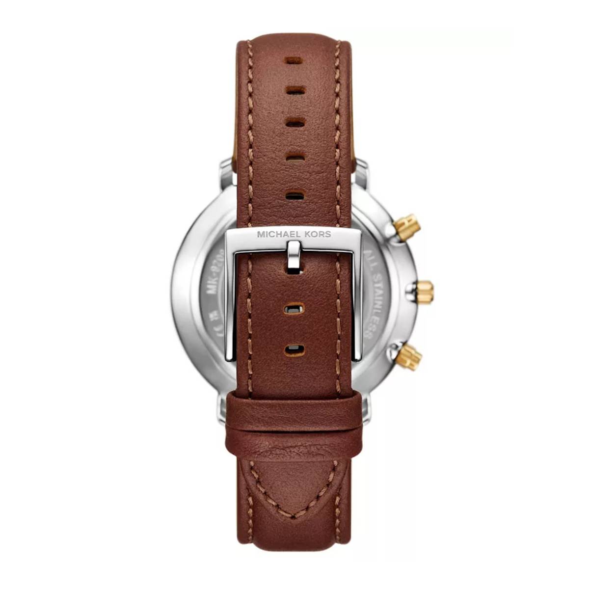 Michael Kors Blake Men's 42mm Analog Brown Strap Watch - Blue Dial