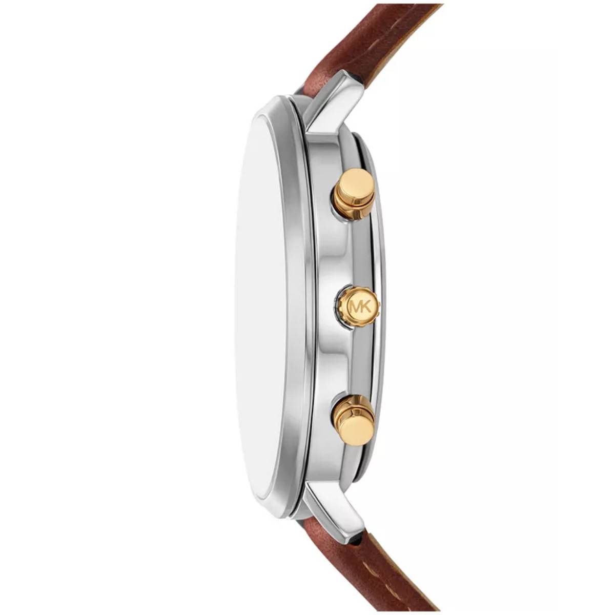 Michael Kors Blake Men's 42mm Analog Brown Strap Watch - Blue Dial