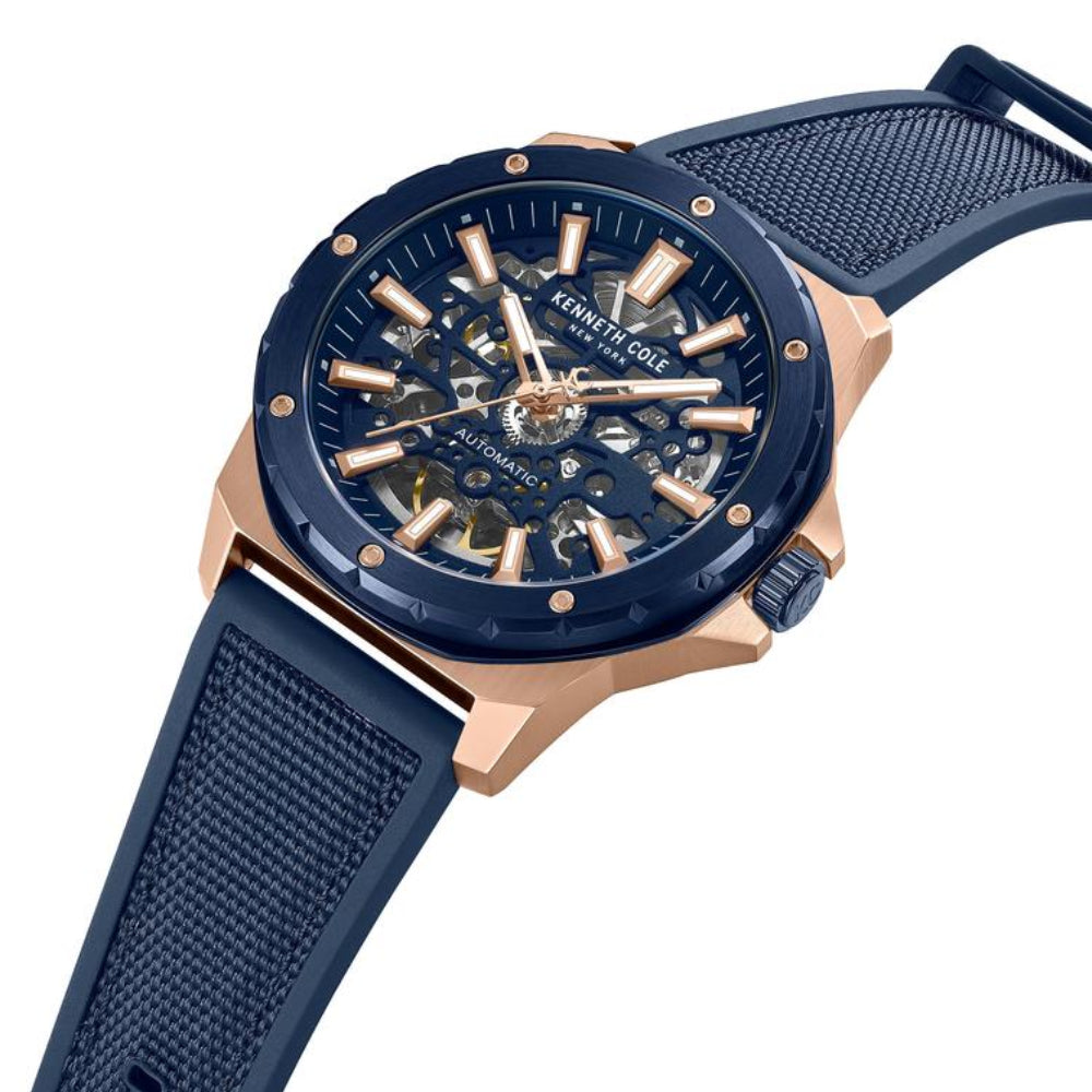 Kenneth Cole New York Men's 44mm Strap Watch - Blue