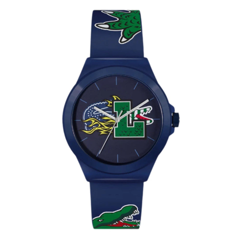 Reloj de cuarzo Lacoste Neocroc de 42 mm para hombre, color azul