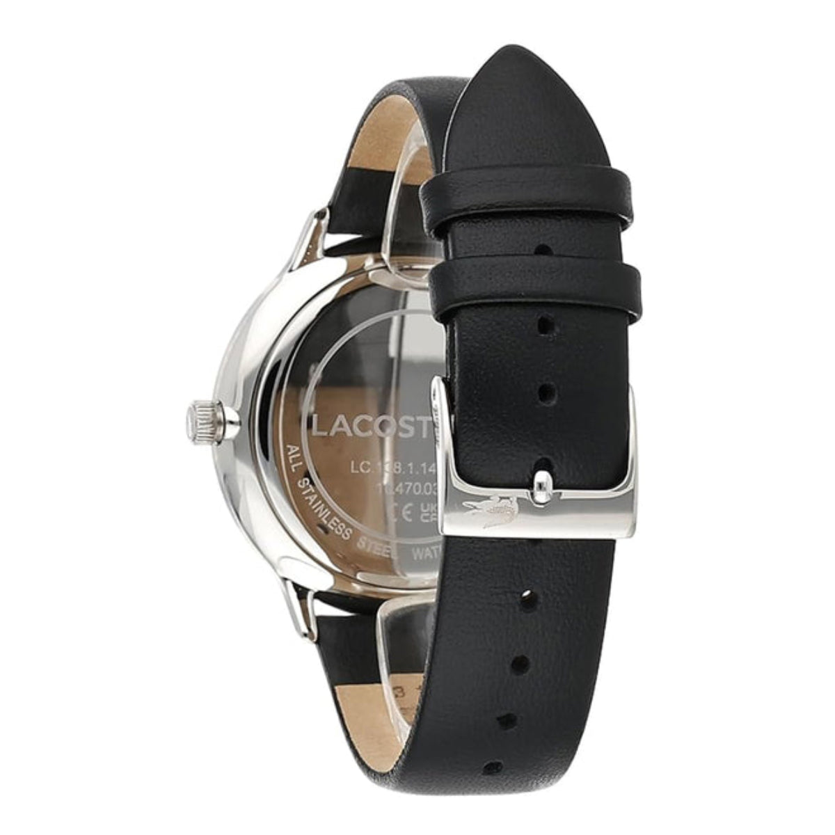 Reloj Lacoste Club para hombre con correa de cuarzo de 42 mm y brazalete negro - Negro