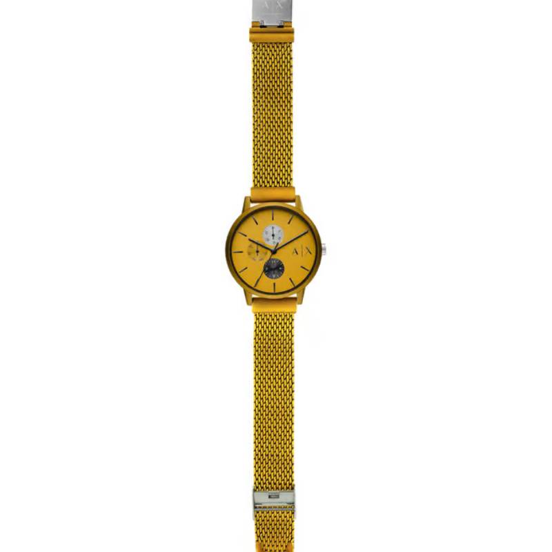 Reloj de pulsera de cuarzo para hombre Armani Exchange Cayde de 44 mm, color amarillo