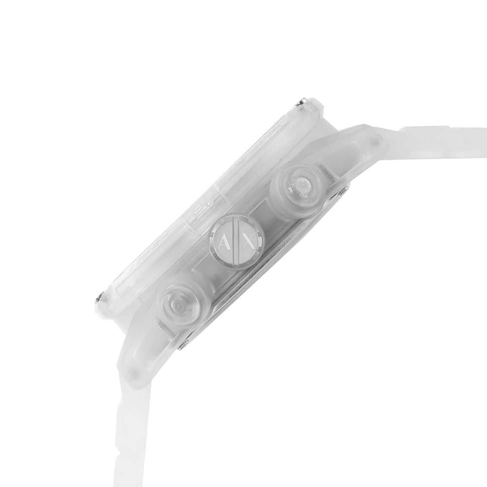 Armani Exchange Men's 46mm Quartz Strap Watch - White