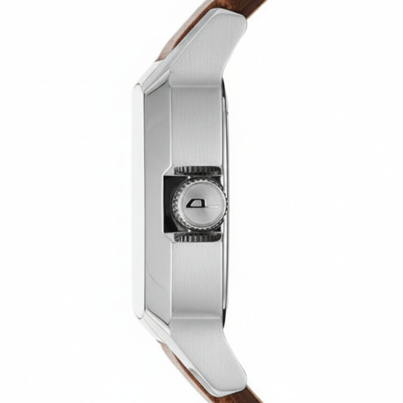Diesel Cliffhanger Men's 36mm Brown Strap Watch - Blue Dial