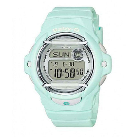 Casio Baby-G Women's 43mm Analog Digital Resin Strap Watch - Light Mint - Curacao
