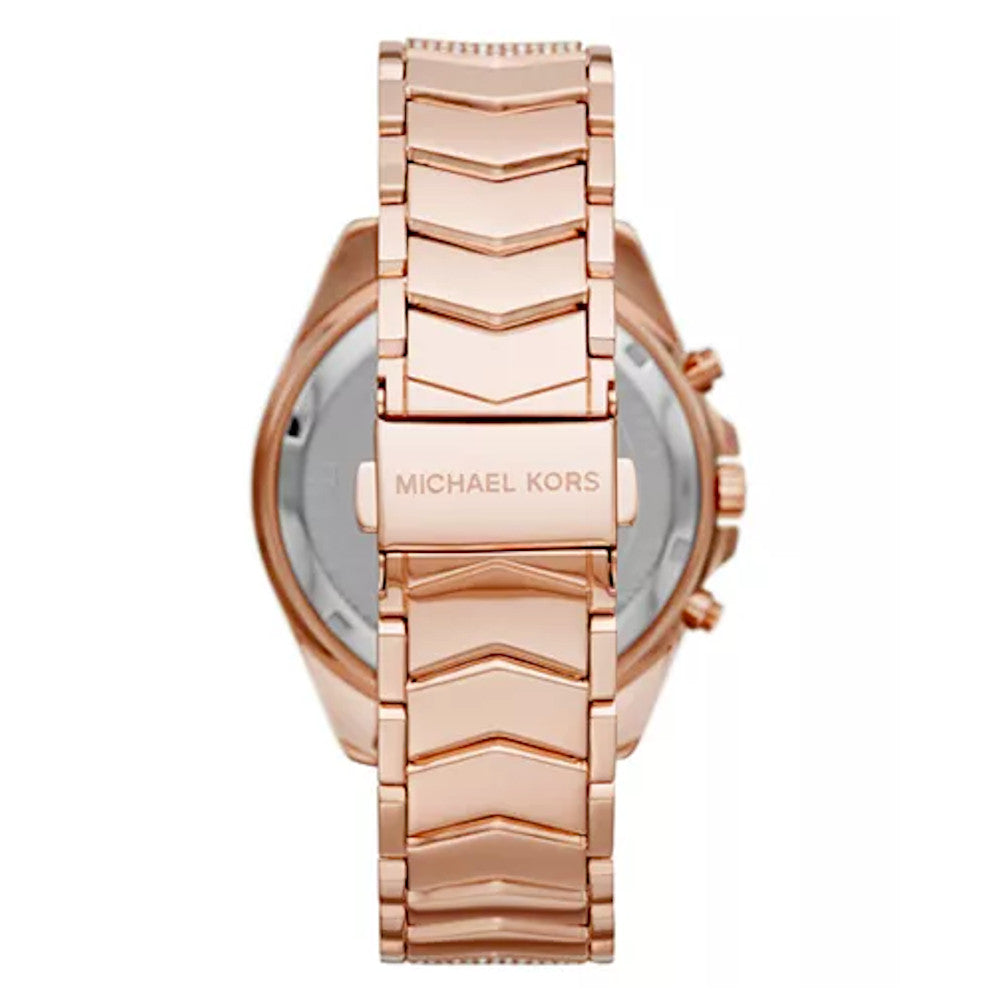 Michael Kors Whitney Women's 44mm Chronograph Bracelet Watch - Rose Gold - Curacao