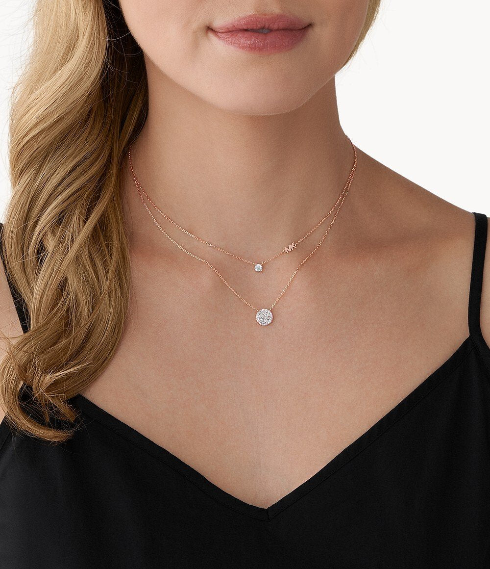 Reloj de cuarzo Michael Kors Darci para mujer, de acero inoxidable y 39 mm, en oro rosa