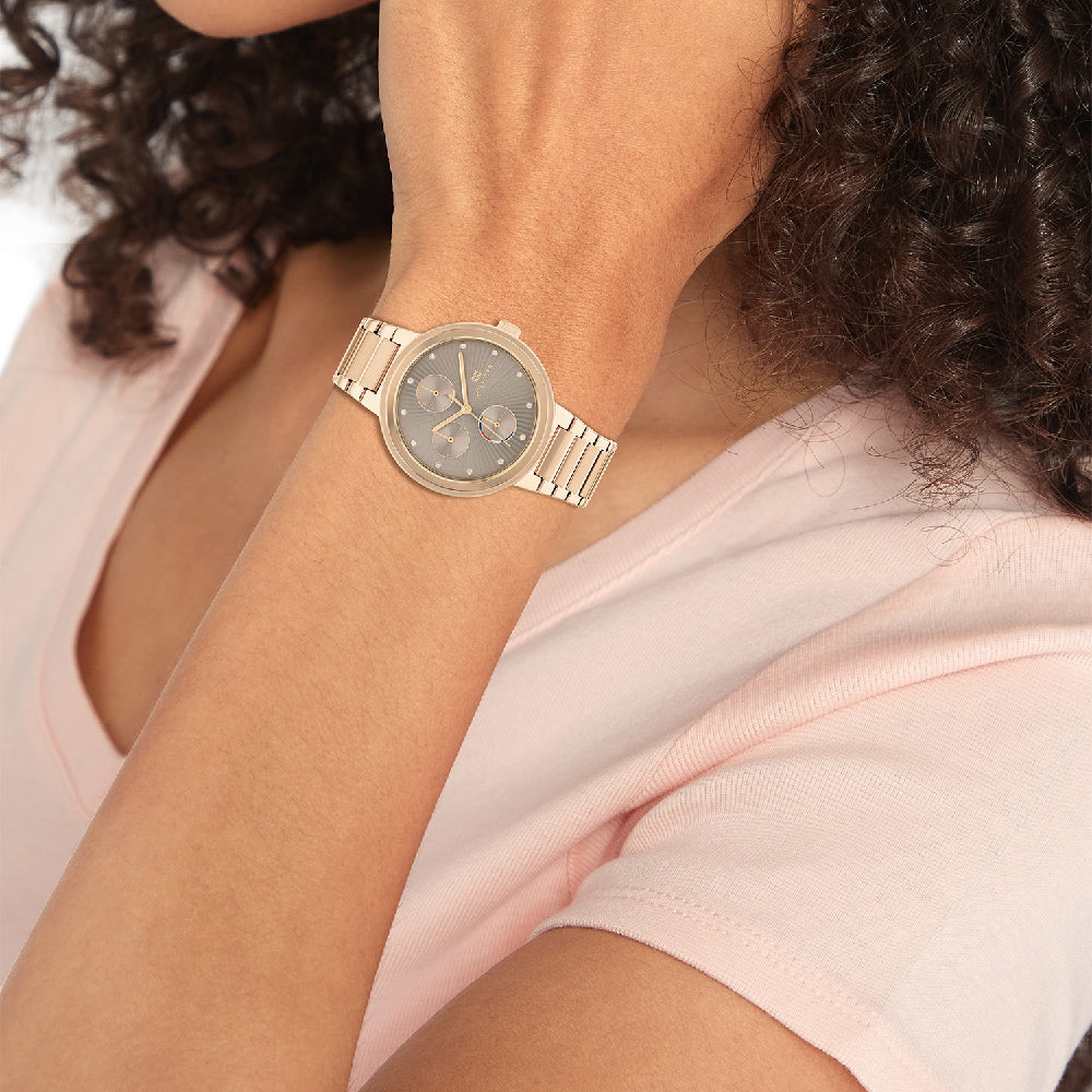 Tommy Hilfiger Women's Joy Gold-Tone Stainless Steel Watch