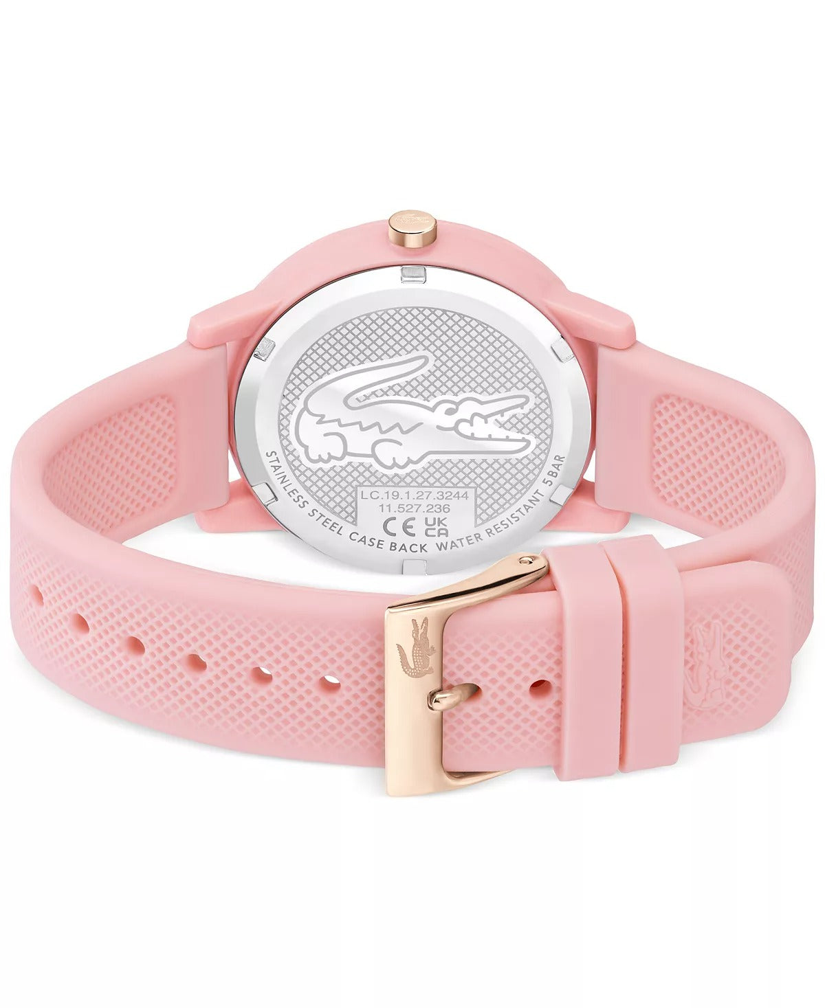 Reloj de pulsera para mujer Lacoste 12.12 36 mm con esfera en tono rosa