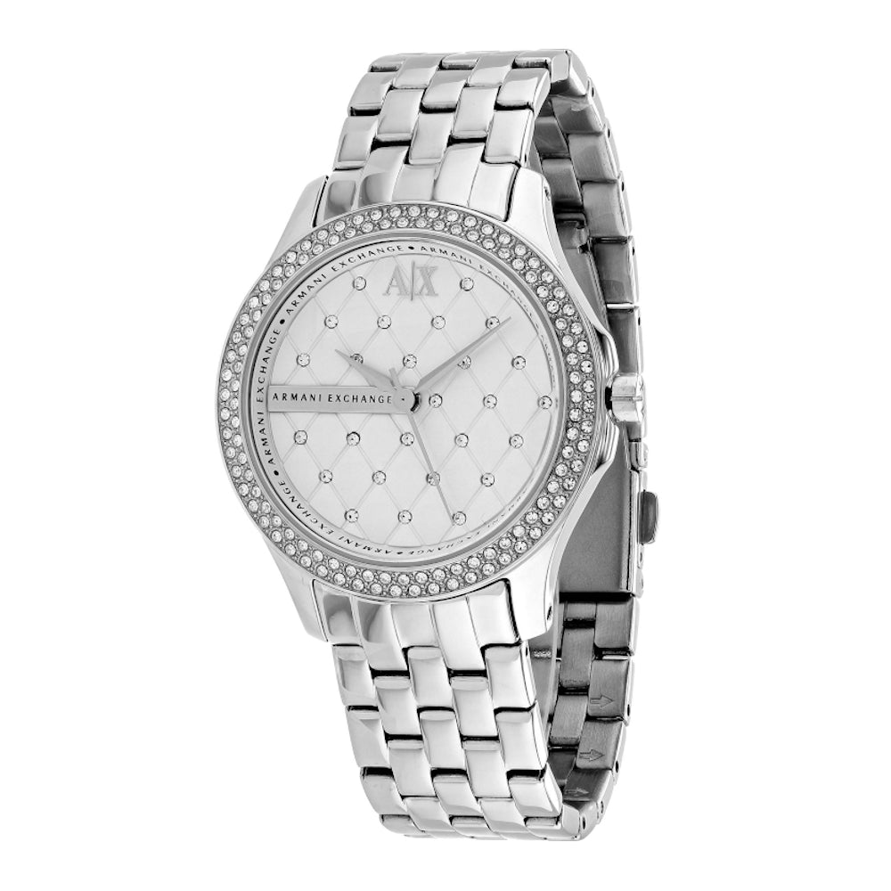Armani Exchange Women's 36mm Bracelet Watch - Silver - Curacao