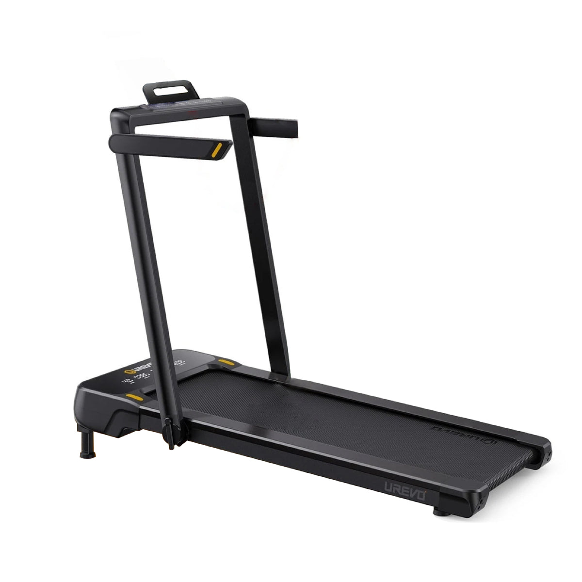 UREVO URTM019 Walking Pad Treadmill with Incline and LED Display - Black