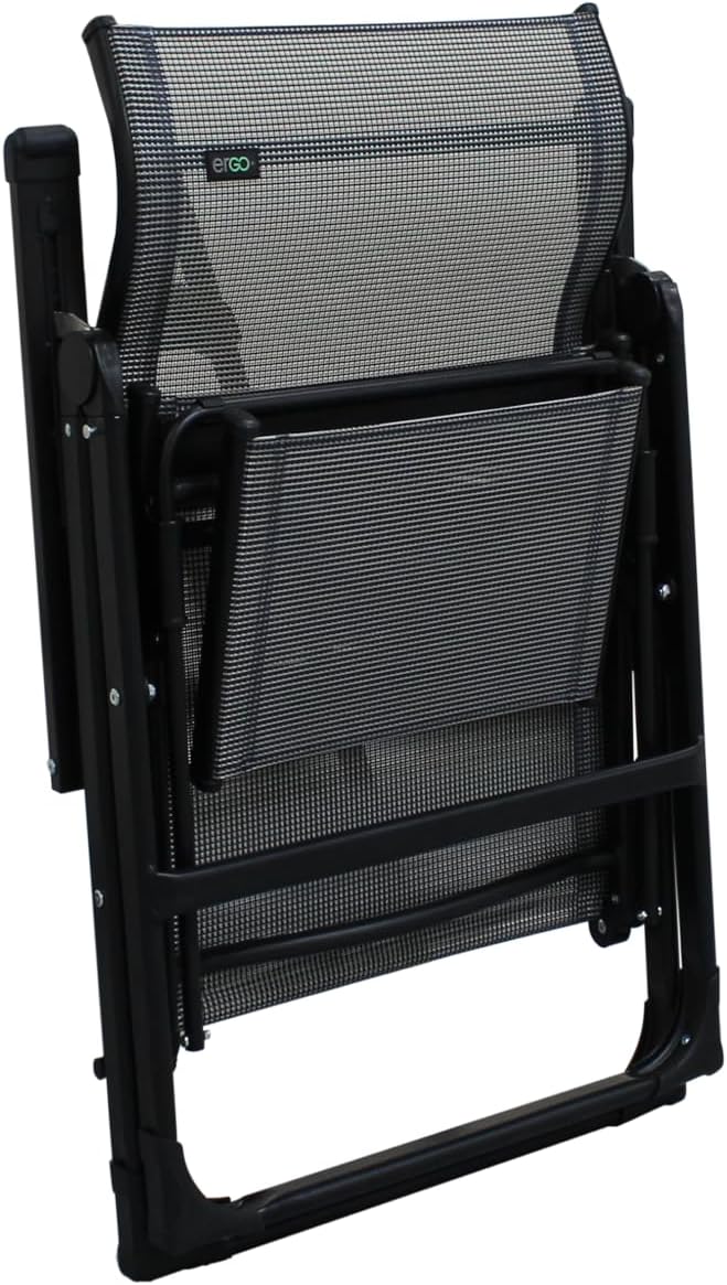 Caravan Sports Ergo+ Patio Folding Chair - Gray