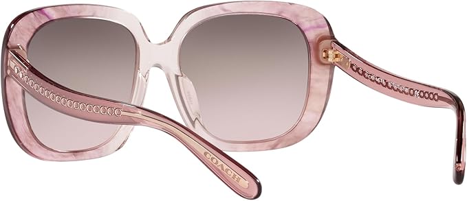 Coach 0HC8323U Ombre Sunglasses - Transparent Pink