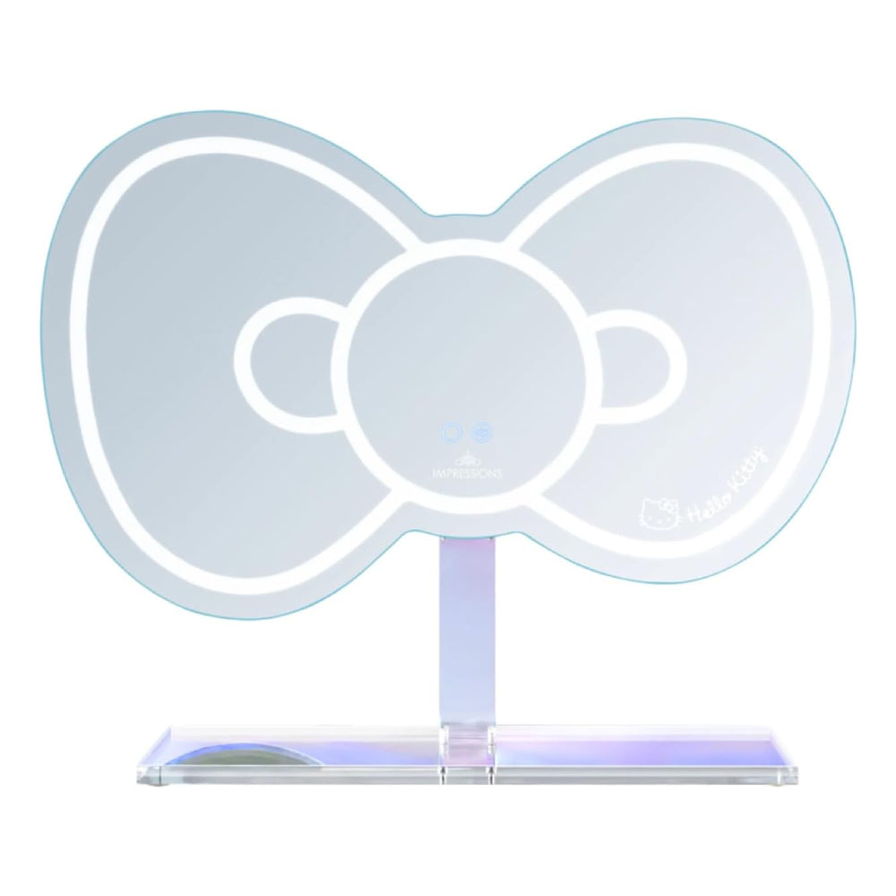 Impressions Vanity X Hello Kitty RGB Bow Wall Mirror with Detachable Base